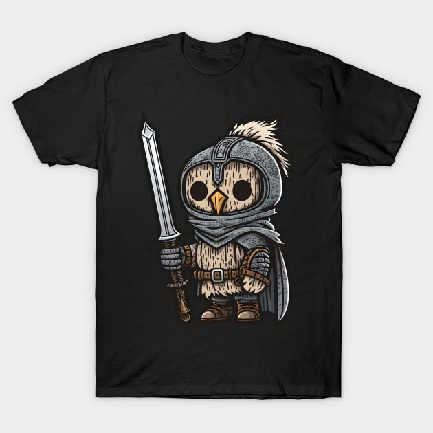 Owl Knight T-Shirt by StoneCreation